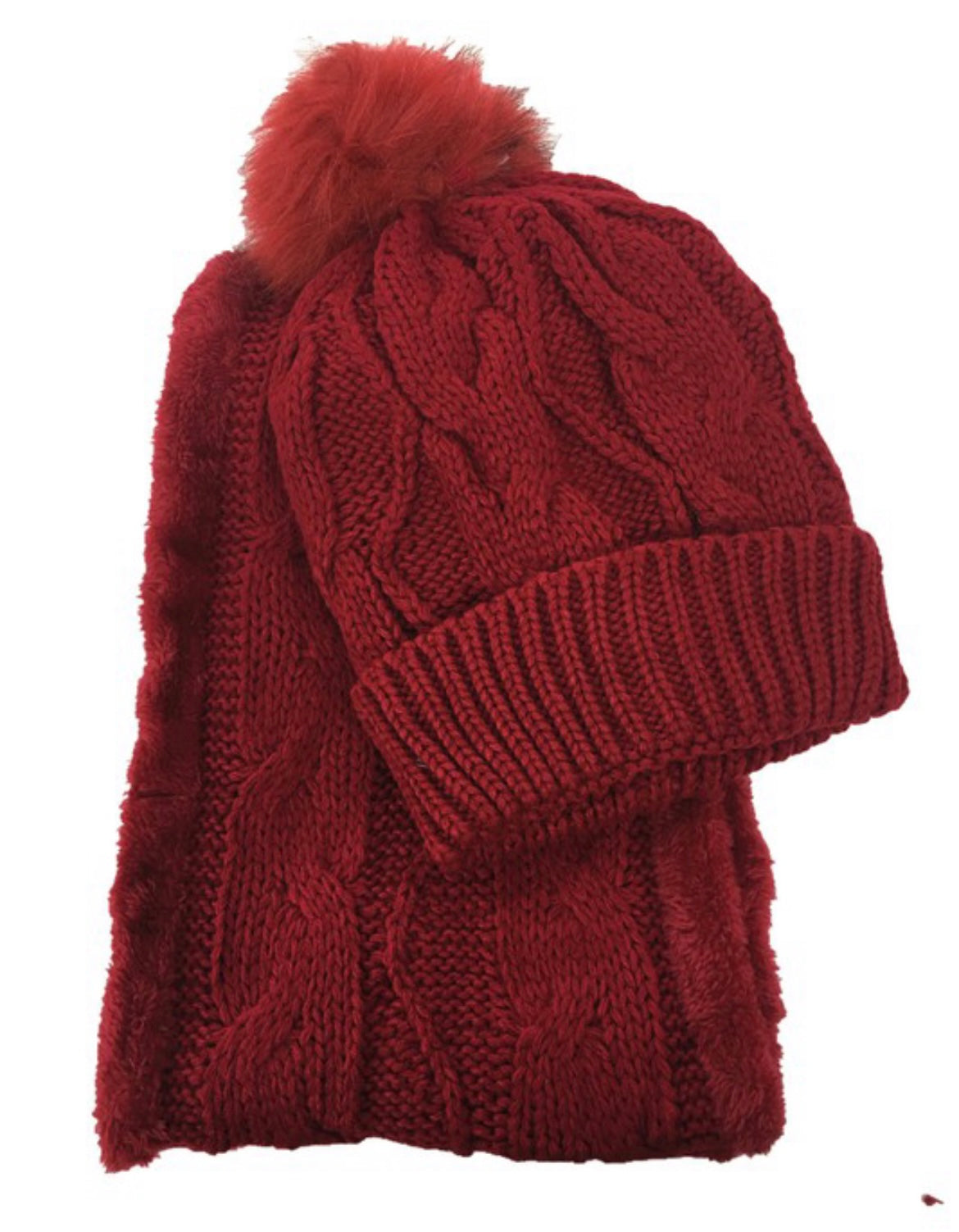 Beanie and infinity scarf