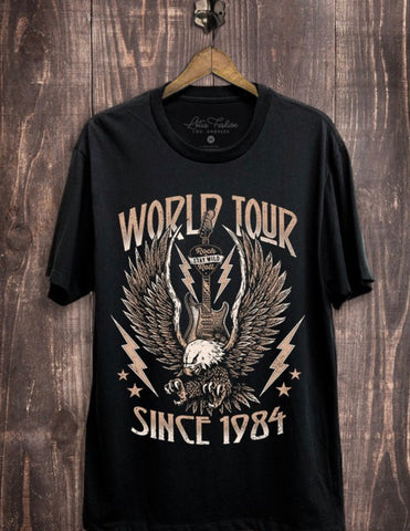 1984 world tour graphic tee