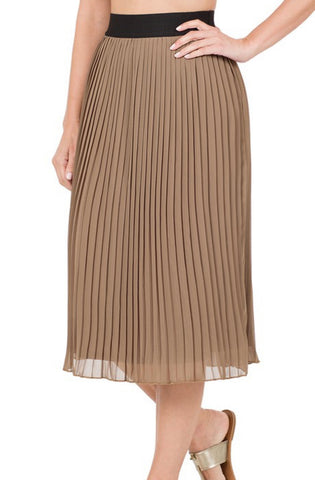 Yes Please Pleated Skirt