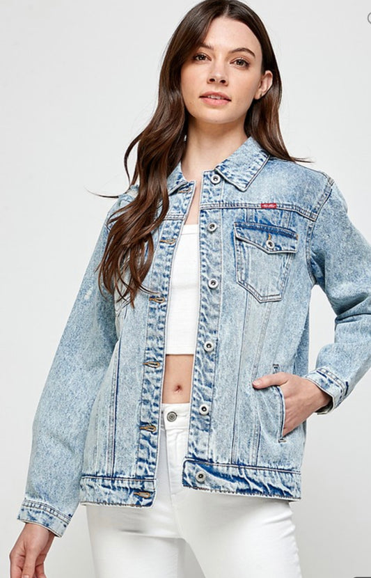 Light Wash Denim Jacket