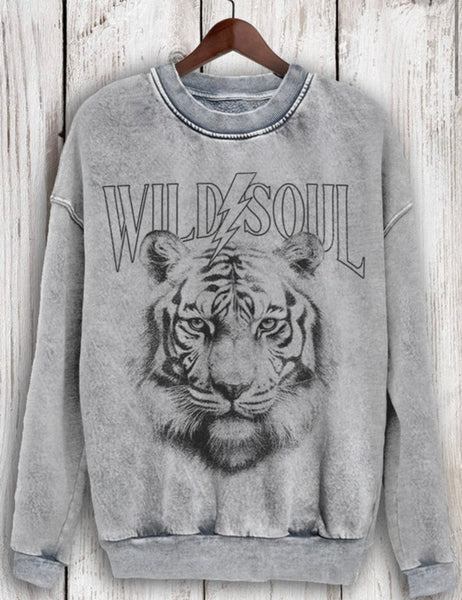 Wild Soul crew neck sweater