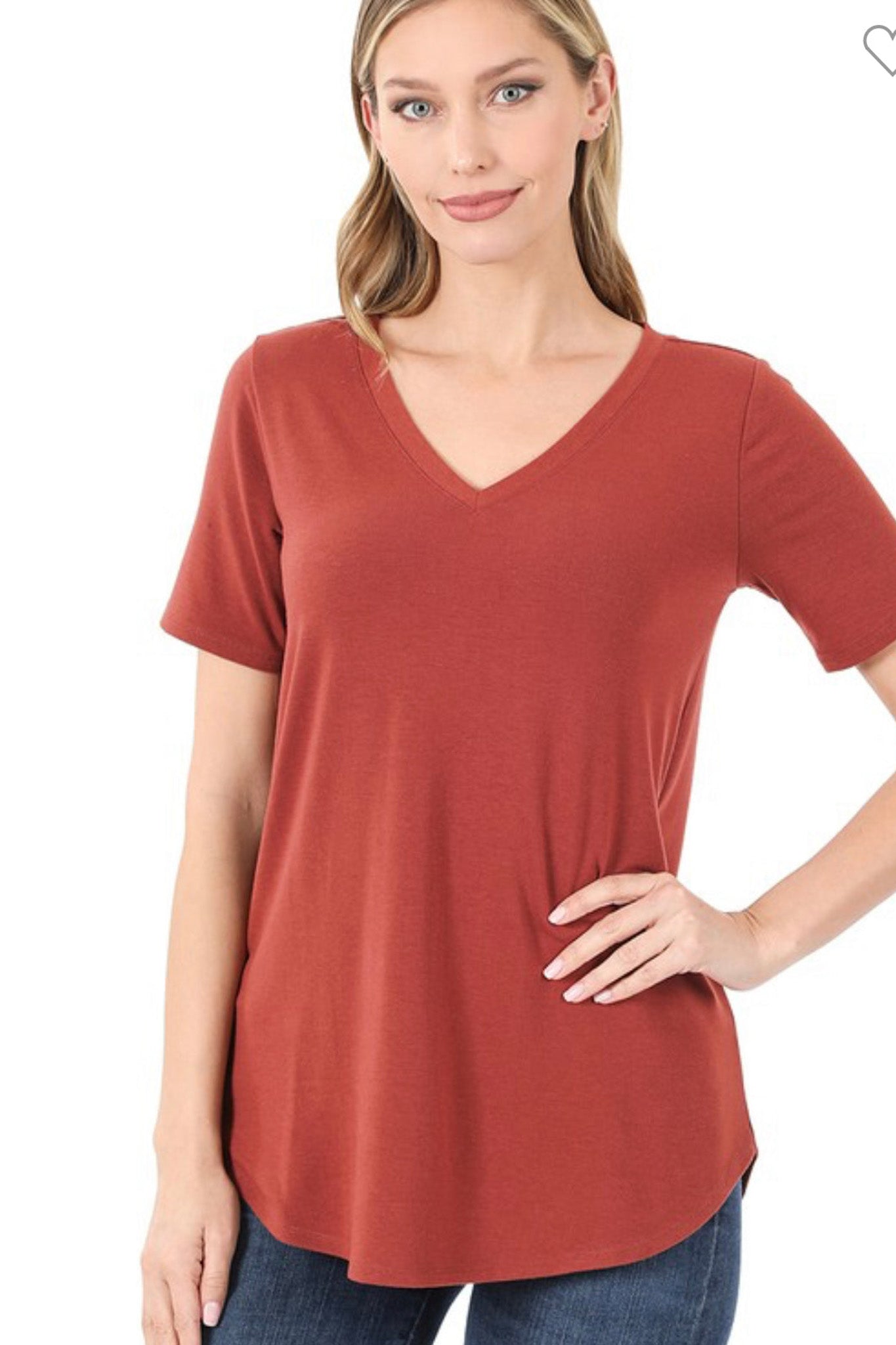 Maddie V-Neck Tee